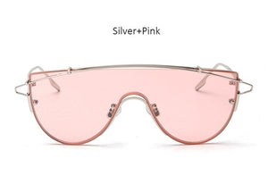 Oversized Flat Top Sunglasses