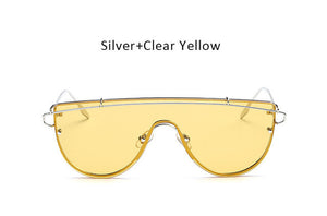 Oversized Flat Top Sunglasses