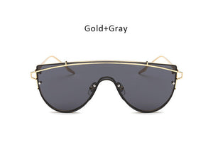 Oversized Flat Top Sunglasses