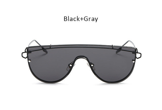 Oversized Flat Top Sunglasses
