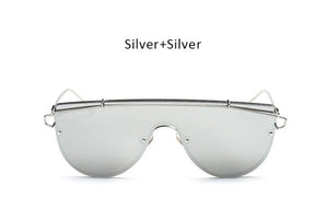 Oversized Flat Top Sunglasses
