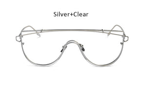 Oversized Flat Top Sunglasses
