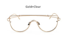 Oversized Flat Top Sunglasses