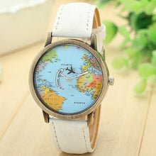 Plane Map Women's Watch