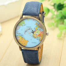 Plane Map Women's Watch